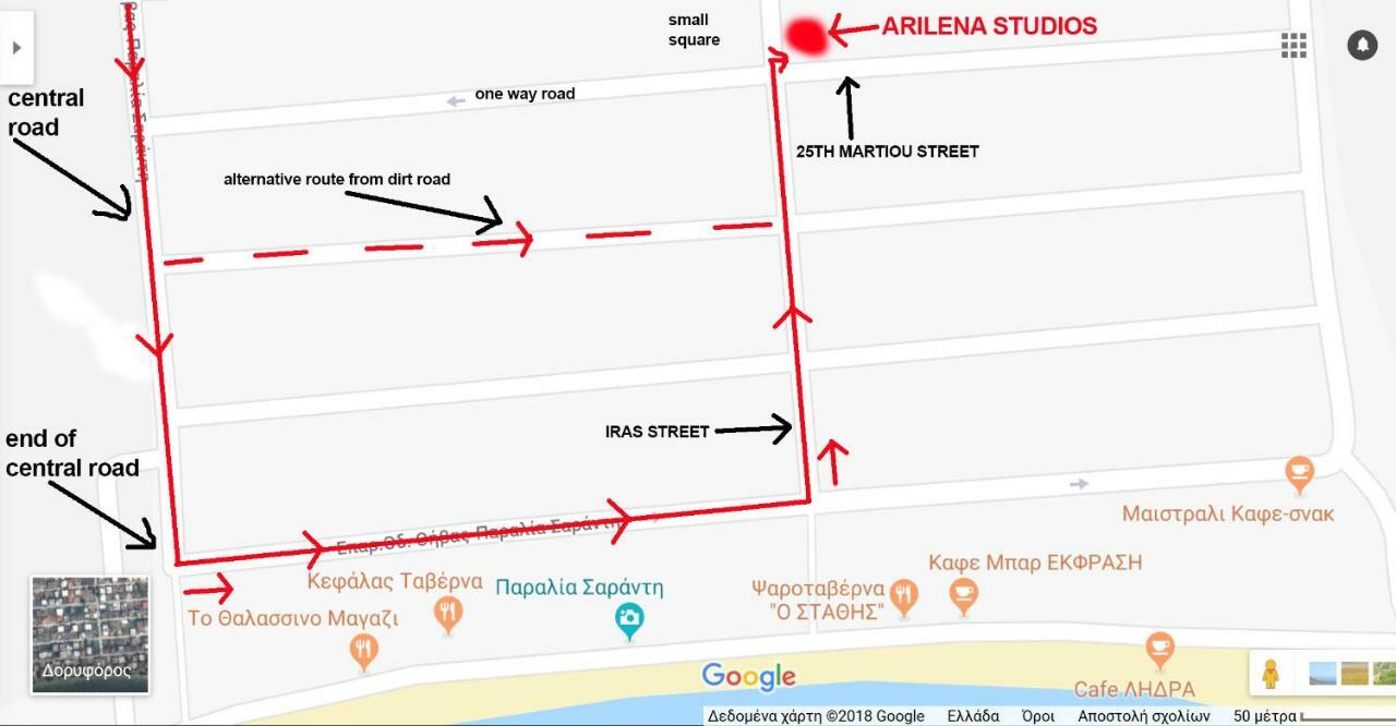 Arilena Studios Paralia  Exterior foto